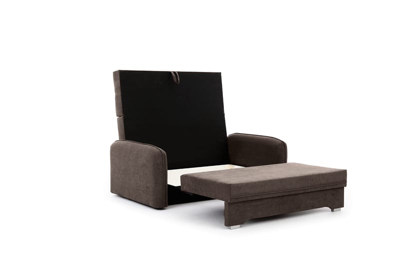 Manita Bäddsoffa med Förvaring 2-sits - Mörkbrun - Möbler - Soffa - Bäddsoffa - 2 sits bäddsoffa