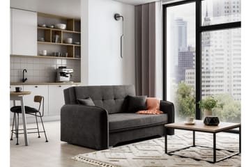 Manita Bäddsoffa med Förvaring 2-sits - Mörkgrå - Möbler - Soffa - Bäddsoffa - 2 sits bäddsoffa