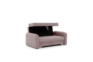 Manita Bäddsoffa med Förvaring 2-sits - Rosa - Möbler - Soffa - Bäddsoffa - 2 sits bäddsoffa