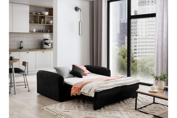 Manita Bäddsoffa med Förvaring 2-sits - Svart - Möbler - Soffa - Bäddsoffa - 2 sits bäddsoffa