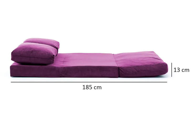Maydena Bäddsoffa 2-sits 120x185 - Lila - Möbler - Soffa - Bäddsoffa - 2 sits bäddsoffa