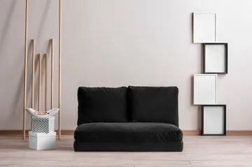 Maydena Bäddsoffa 2-sits 120x185 - Svart - Möbler - Soffa - Bäddsoffa - 2 sits bäddsoffa