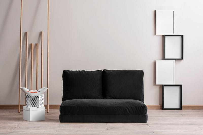 Maydena Bäddsoffa 2-sits 120x185 - Svart - Möbler - Soffa - Bäddsoffa - 2 sits bäddsoffa