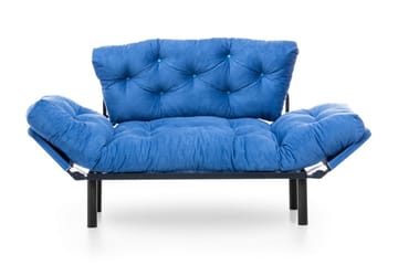 Mezonzo 2-sits Bäddsoffa - Blå - Möbler - Soffa - Bäddsoffa - 2 sits bäddsoffa