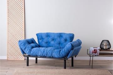 Mezonzo 2-sits Bäddsoffa - Blå - Möbler - Soffa - Bäddsoffa - 2 sits bäddsoffa