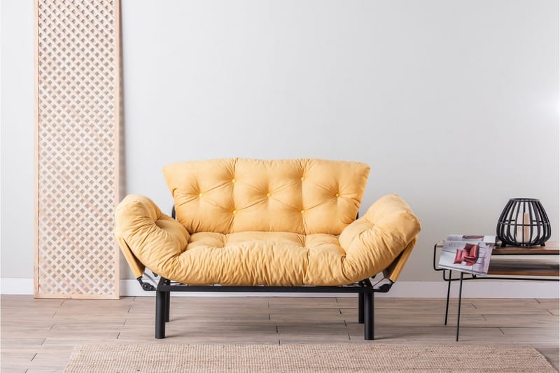 Mezonzo 2-sits Bäddsoffa - Gul - Möbler - Soffa - Bäddsoffa - 2 sits bäddsoffa