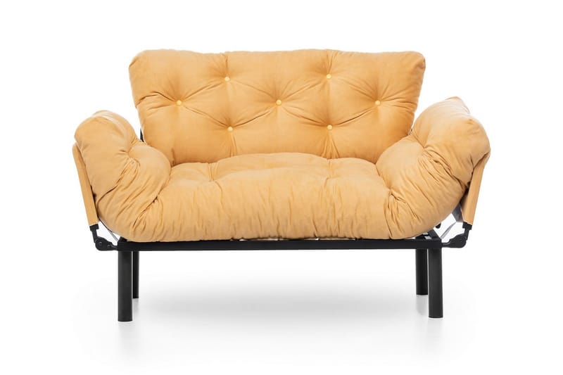 Mezonzo 2-sits Bäddsoffa - Gul - Möbler - Soffa - Bäddsoffa - 2 sits bäddsoffa