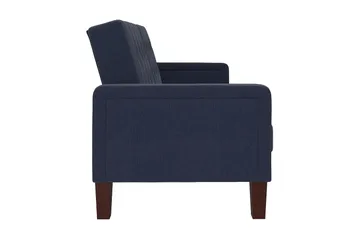 Porter 2-sits Bäddsoffa Linneblå - Dorel Home - Möbler - Soffa - Bäddsoffa - 2 sits bäddsoffa