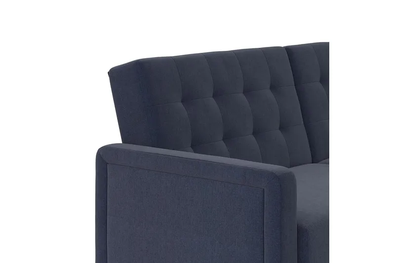 Porter 2-sits Bäddsoffa Linneblå - Dorel Home - Möbler - Soffa - Bäddsoffa - 2 sits bäddsoffa