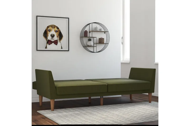 Regal 2-sits Bäddsoffa Grön - Novogratz - Möbler - Soffa - Bäddsoffa - 2 sits bäddsoffa