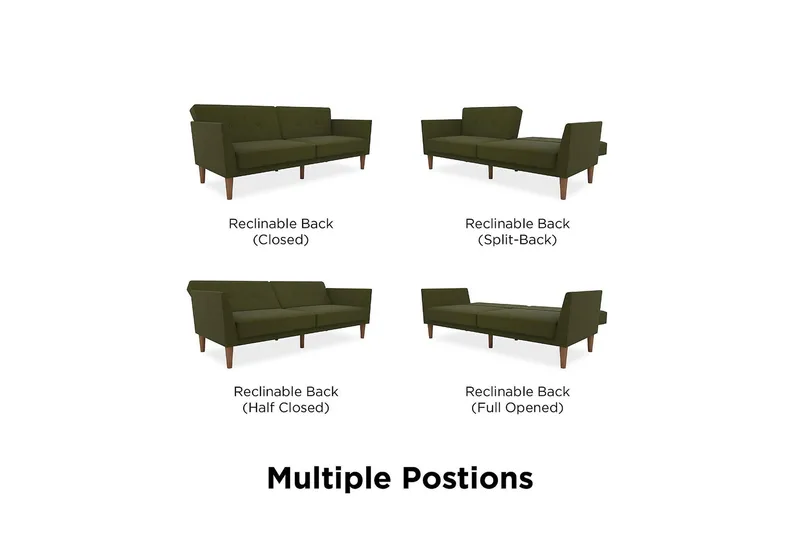 Regal 2-sits Bäddsoffa Grön - Novogratz - Möbler - Soffa - Bäddsoffa - 2 sits bäddsoffa