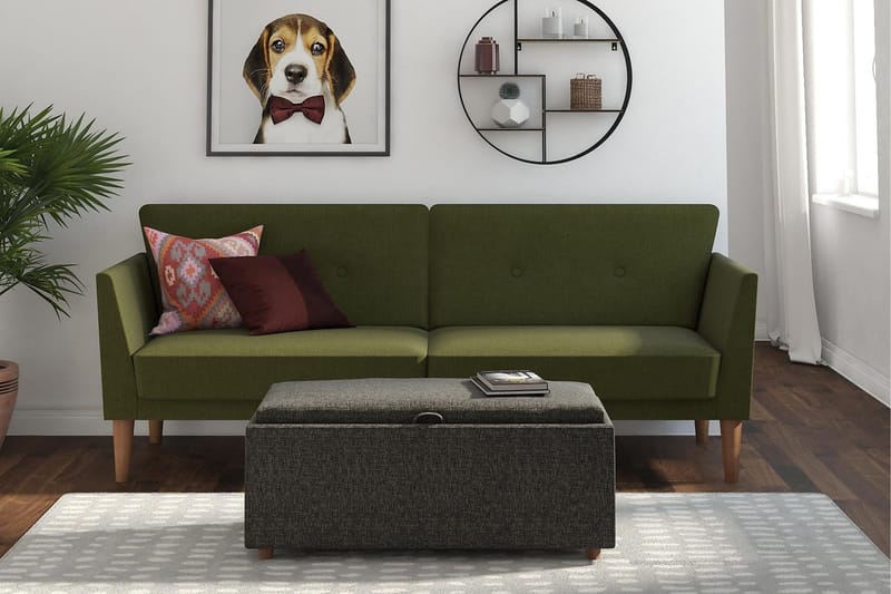 Regal 2-sits Bäddsoffa Grön - Novogratz - Möbler - Soffa - Bäddsoffa - 2 sits bäddsoffa