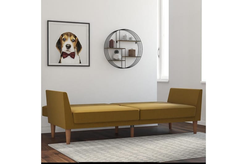 Regal 2-sits Bäddsoffa Gul - Novogratz - Möbler - Soffa - Bäddsoffa - 2 sits bäddsoffa