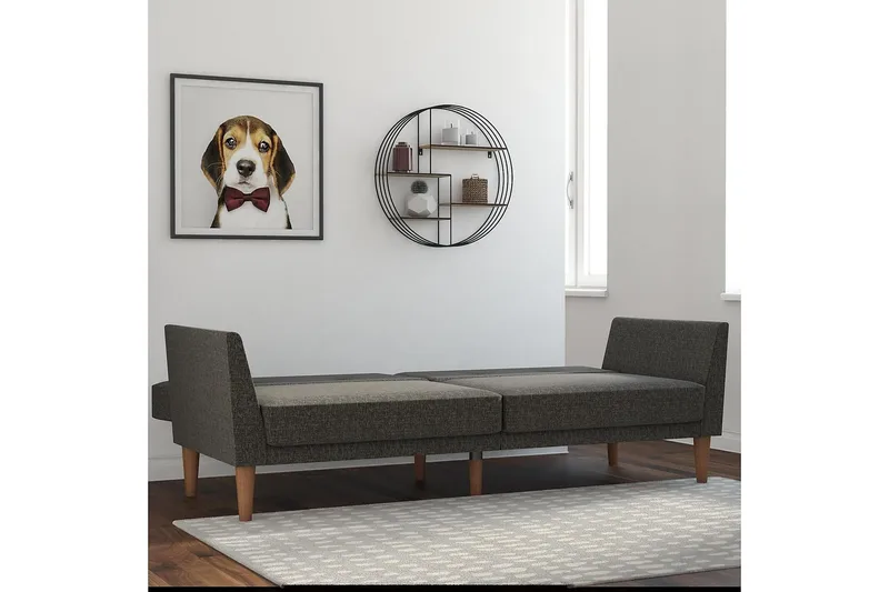 Regal 2-sits Bäddsoffa Mörkgrå - Novogratz - Möbler - Soffa - Bäddsoffa - 2 sits bäddsoffa