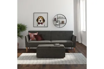 Regal 2-sits Bäddsoffa Mörkgrå - Novogratz - Möbler - Soffa - Bäddsoffa - 2 sits bäddsoffa