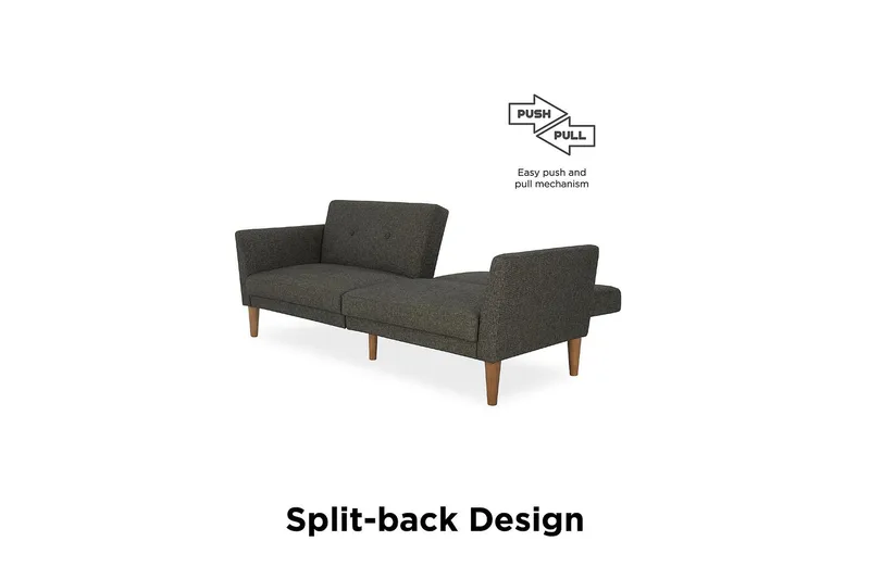 Regal 2-sits Bäddsoffa Mörkgrå - Novogratz - Möbler - Soffa - Bäddsoffa - 2 sits bäddsoffa