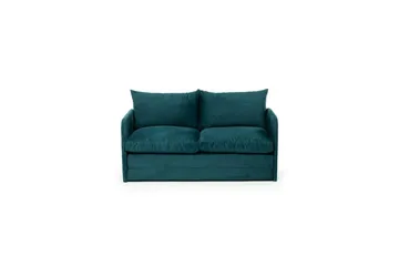 2-sits bäddsoffa Rubby (128 x 70 x 66 cm) Petrolgrön - Petrolgrön - Möbler - Soffa - Bäddsoffa - 2 sits bäddsoffa