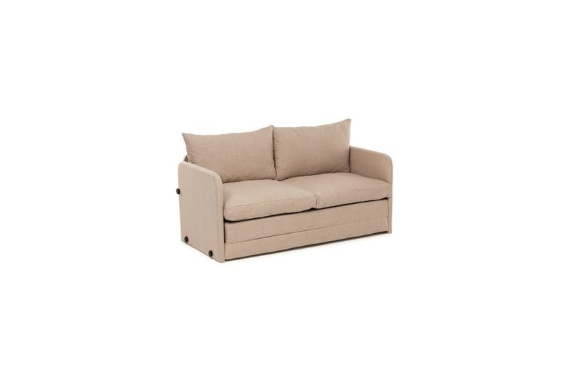 2-sits bäddsoffa Rubby (148 x 70 x 66 cm) Beige, Beige