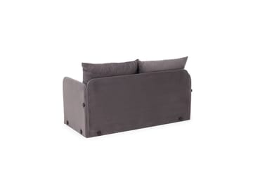 2-sits bäddsoffa Rubby (148 x 70 x 66 cm) Grå - Grå - Möbler - Soffa - Bäddsoffa - 2 sits bäddsoffa