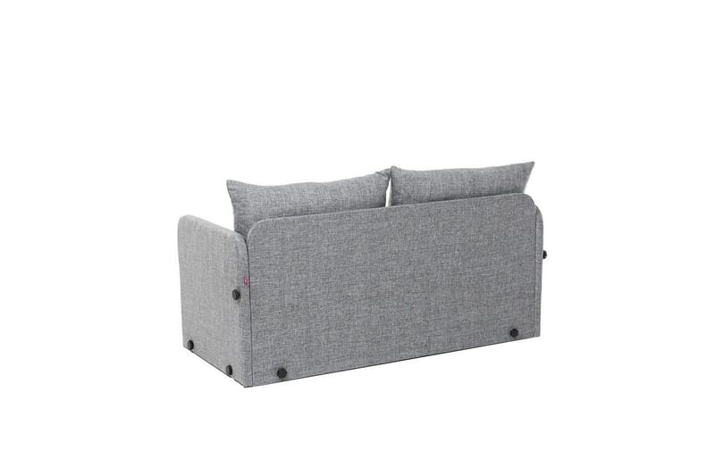 2-sits bäddsoffa Rubby (148 x 70 x 66 cm) Ljusgrå - Ljusgrå - Möbler - Soffa - Bäddsoffa - 2 sits bäddsoffa