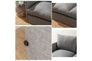 2-sits bäddsoffa Rubby (148 x 70 x 66 cm) Ljusgrå - Ljusgrå - Möbler - Soffa - Bäddsoffa - 2 sits bäddsoffa