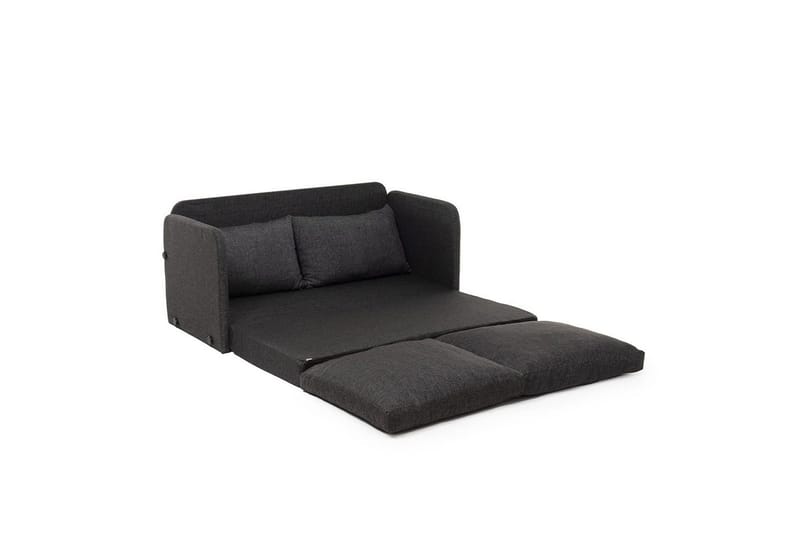 2-sits bäddsoffa Rubby (148 x 70 x 66 cm) Mörkgrå - Mörkgrå - Möbler - Soffa - Bäddsoffa - 2 sits bäddsoffa