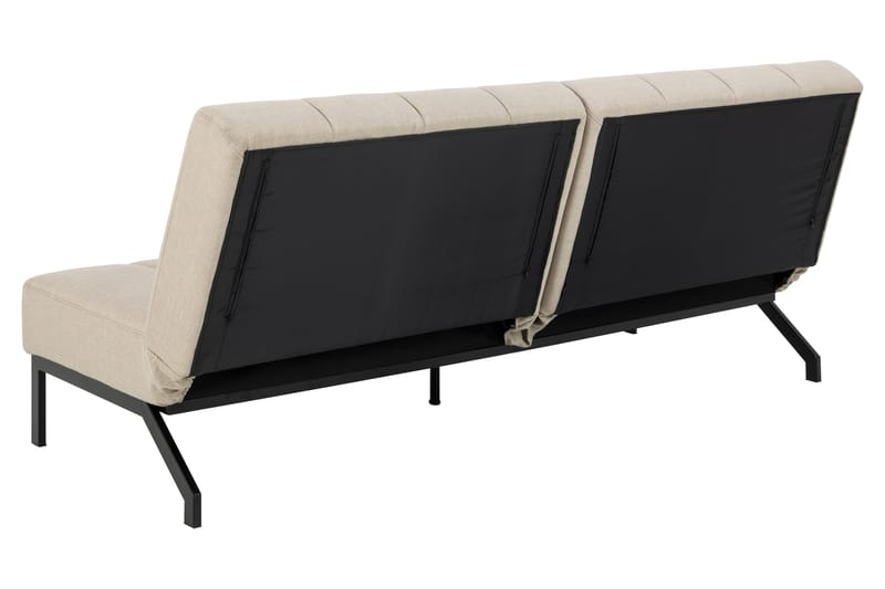 Sapita 2-sits Längsbäddad Bäddsoffa 120x200 cm i Tyg - Beige - Möbler - Soffa - Bäddsoffa - 2 sits bäddsoffa