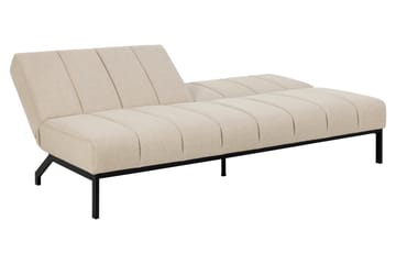 Sapita 2-sits Längsbäddad Bäddsoffa 120x200 cm i Tyg - Beige - Möbler - Soffa - Bäddsoffa - 2 sits bäddsoffa