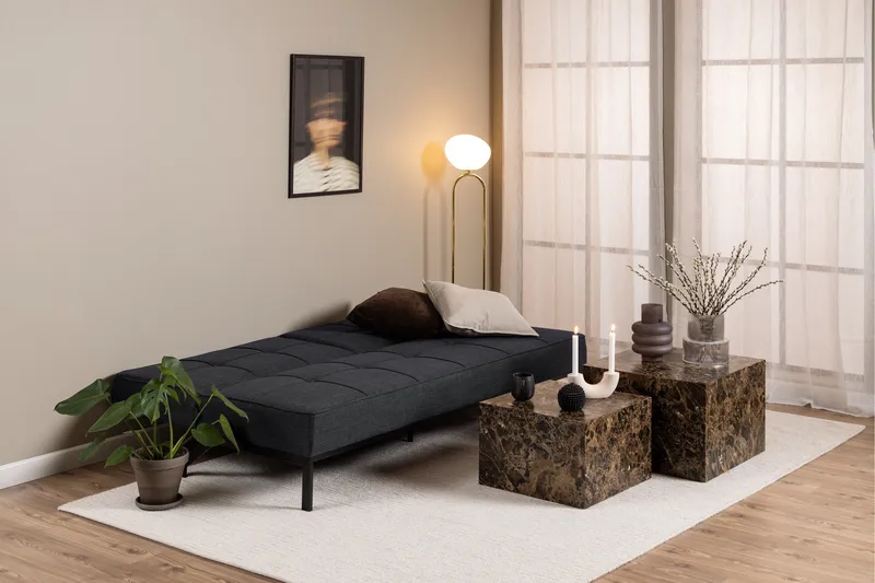 Stefan 2-sits Bäddsoffa - Grå - Möbler - Soffa - Bäddsoffa - 2 sits bäddsoffa