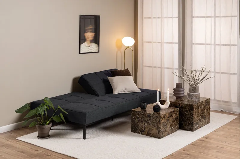 Stefan 2-sits Bäddsoffa - Grå - Möbler - Soffa - Bäddsoffa - 2 sits bäddsoffa