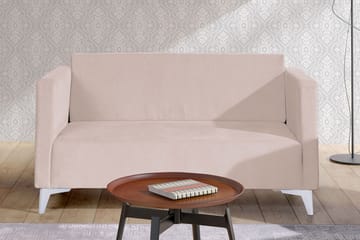 Szafir 2-sits Soffa 82x136 cm - Rosa - Möbler - Soffa - Sammetssoffa