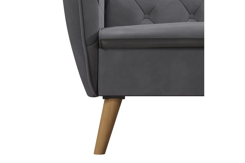 Tallulah 2-sits Bäddsoffa Grå - Novogratz - Möbler - Soffa - Bäddsoffa - 2 sits bäddsoffa