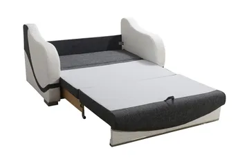 Tina Bäddsoffa 147x74x90 cm - Vit - Möbler - Soffa - Bäddsoffa - 2 sits bäddsoffa