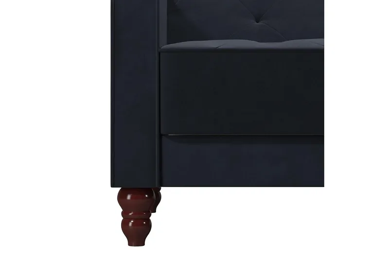 Vintage Tufted 2-sits Bäddsoffa Marinblå - Novogratz - Möbler - Soffa - Bäddsoffa - 2 sits bäddsoffa