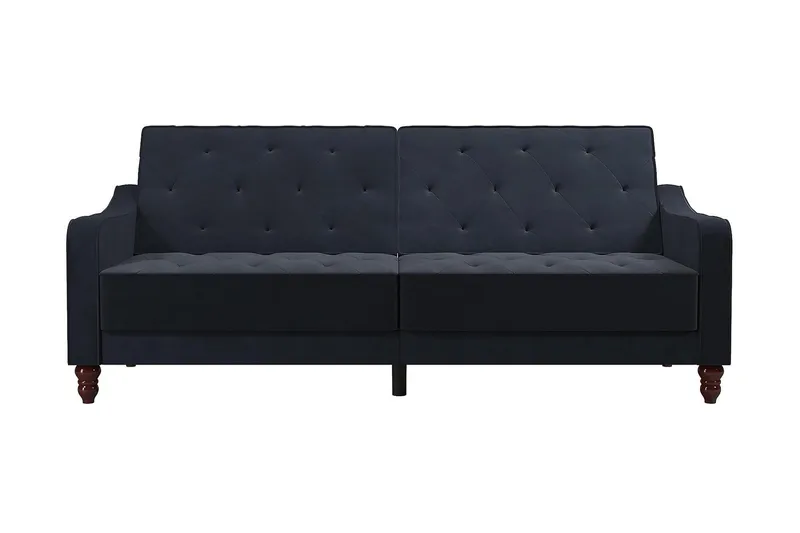 Vintage Tufted 2-sits Bäddsoffa Marinblå, Novogratz