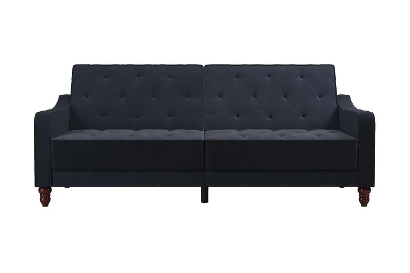 Vintage Tufted 2-sits Bäddsoffa Marinblå, Novogratz