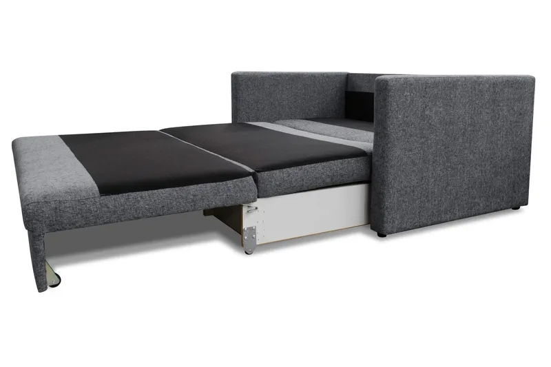 Willhelm Liten Bäddsoffa 2-sits 160 cm Bred - Grå / Ljusgrå - Möbler - Soffa - Bäddsoffa - 2 sits bäddsoffa