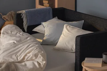 Willhelm Liten Bäddsoffa 2-sits Framåtbäddad - Mörkgrå - Möbler - Soffa - Bäddsoffa - 2 sits bäddsoffa