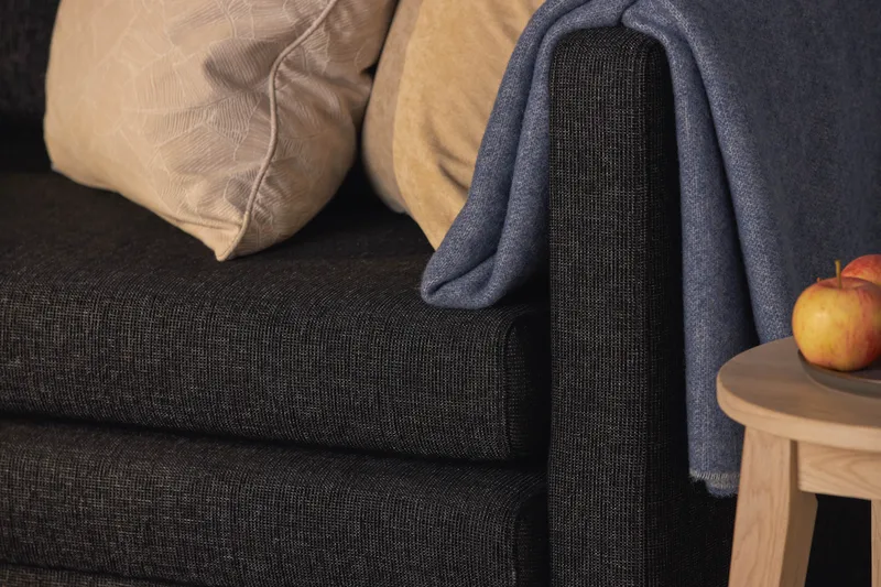 Willhelm Liten Bäddsoffa 2-sits Framåtbäddad - Mörkgrå - Möbler - Soffa - Bäddsoffa - 2 sits bäddsoffa