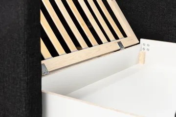 Willhelm Liten Bäddsoffa 2-sits Framåtbäddad - Mörkgrå - Möbler - Soffa - Bäddsoffa - 2 sits bäddsoffa