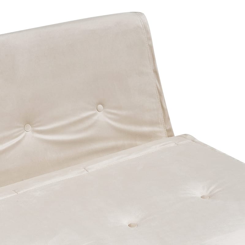 2-sits soffa Vestfold - Beige, guld - Möbler - Soffa - Sammetssoffa
