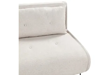 2-sitssoffa Vestfold Beige, svart - Beige - Möbler - Soffa - Bäddsoffa - 2 sits bäddsoffa