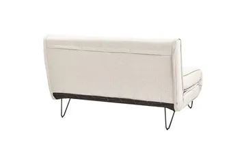 2-sitssoffa Vestfold Beige, svart - Beige - Möbler - Soffa - Bäddsoffa - 2 sits bäddsoffa