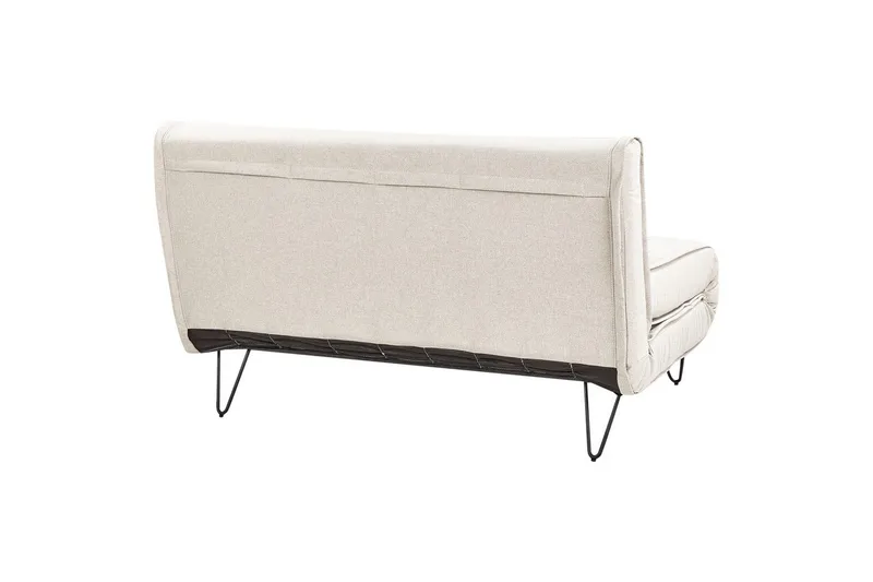 2-sitssoffa Vestfold Beige, svart - Beige - Möbler - Soffa - Bäddsoffa - 2 sits bäddsoffa