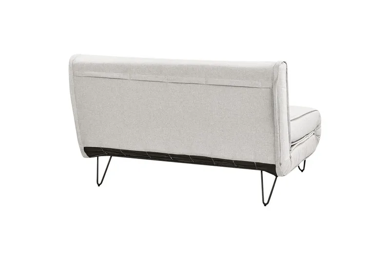 2-sitssoffa Vestfold Grå, svart - Grå, svart - Möbler - Soffa - Bäddsoffa - 2 sits bäddsoffa