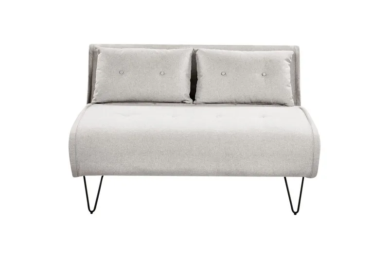 2-sitssoffa Vestfold Grå, svart, Grå, svart