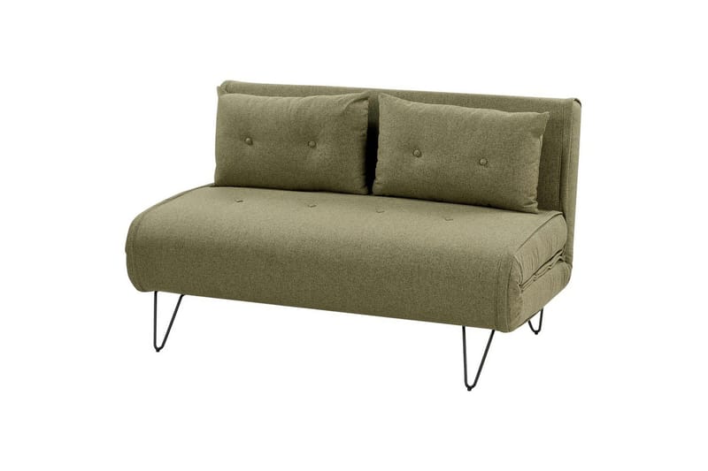 2-sitssoffa Vestfold Grön, Svart - Grön, Svart - Möbler - Soffa - Bäddsoffa - 2 sits bäddsoffa