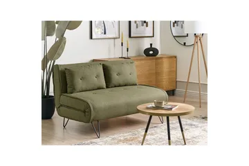 2-sitssoffa Vestfold Grön, Svart - Grön, Svart - Möbler - Soffa - Bäddsoffa - 2 sits bäddsoffa