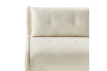2-sitssoffa Vestfold Off-white, svart - Off-white, svart - Möbler - Soffa - Bäddsoffa - 2 sits bäddsoffa