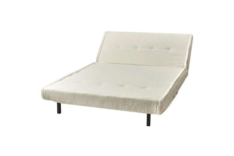 2-sitssoffa Vestfold Off-white, svart - Off-white, svart - Möbler - Soffa - Bäddsoffa - 2 sits bäddsoffa